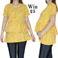 Winona Layered Top - For Ladies and Maternity and Pregnant Blouse Fits Small to XL
