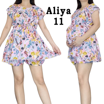 NEW! Aliya Terno Shorts for  Pregnant, Nursing Moms, Ladies and Plus Size