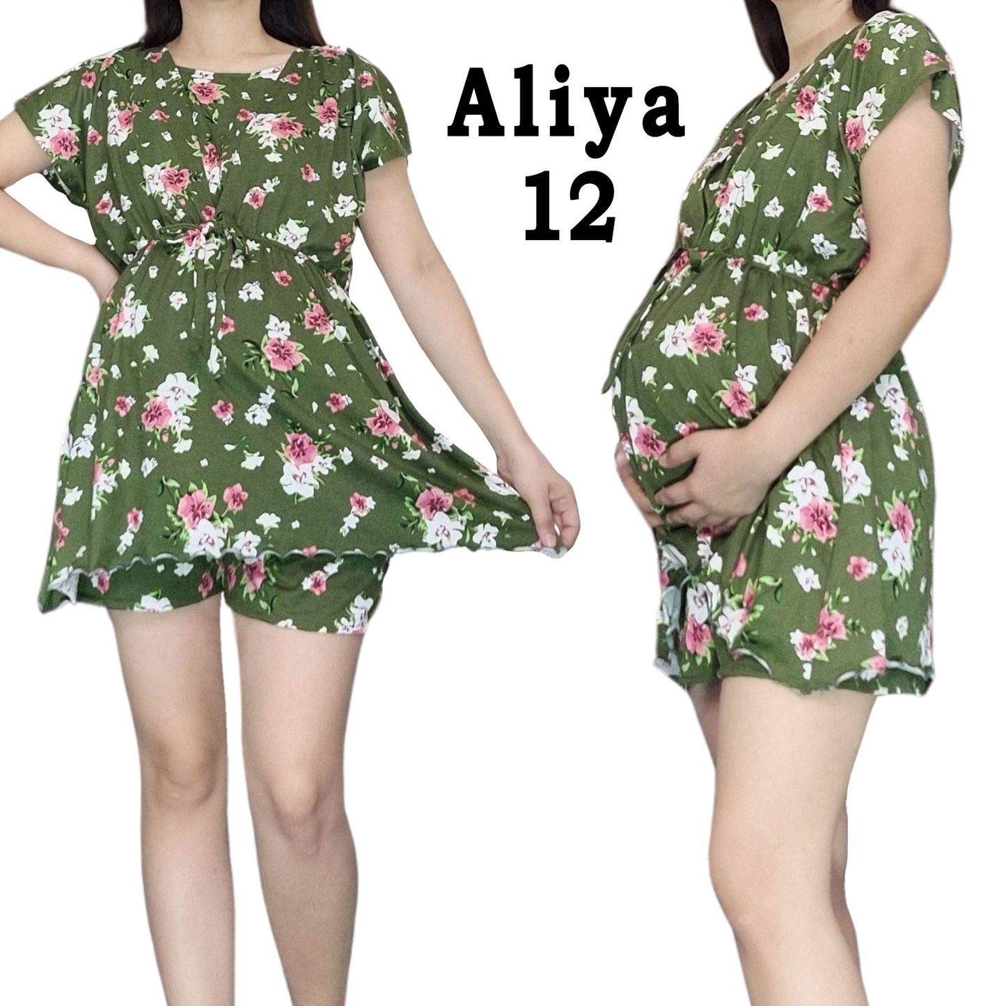 NEW! Aliya Terno Shorts for  Pregnant, Nursing Moms, Ladies and Plus Size