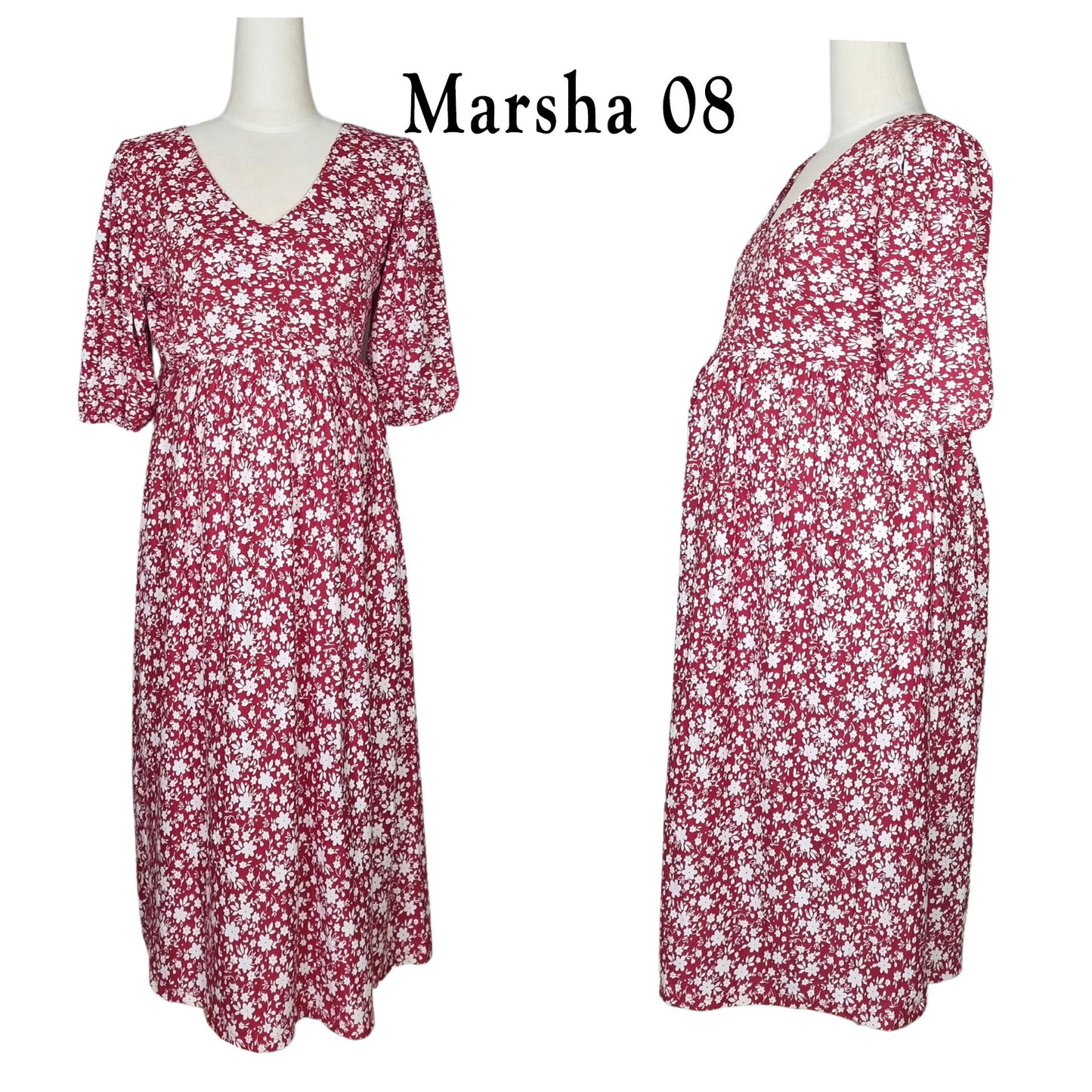 Marsha 3/4 Sleeves for Ladies and Pregnant Women and Plus Size - Fits up to XL