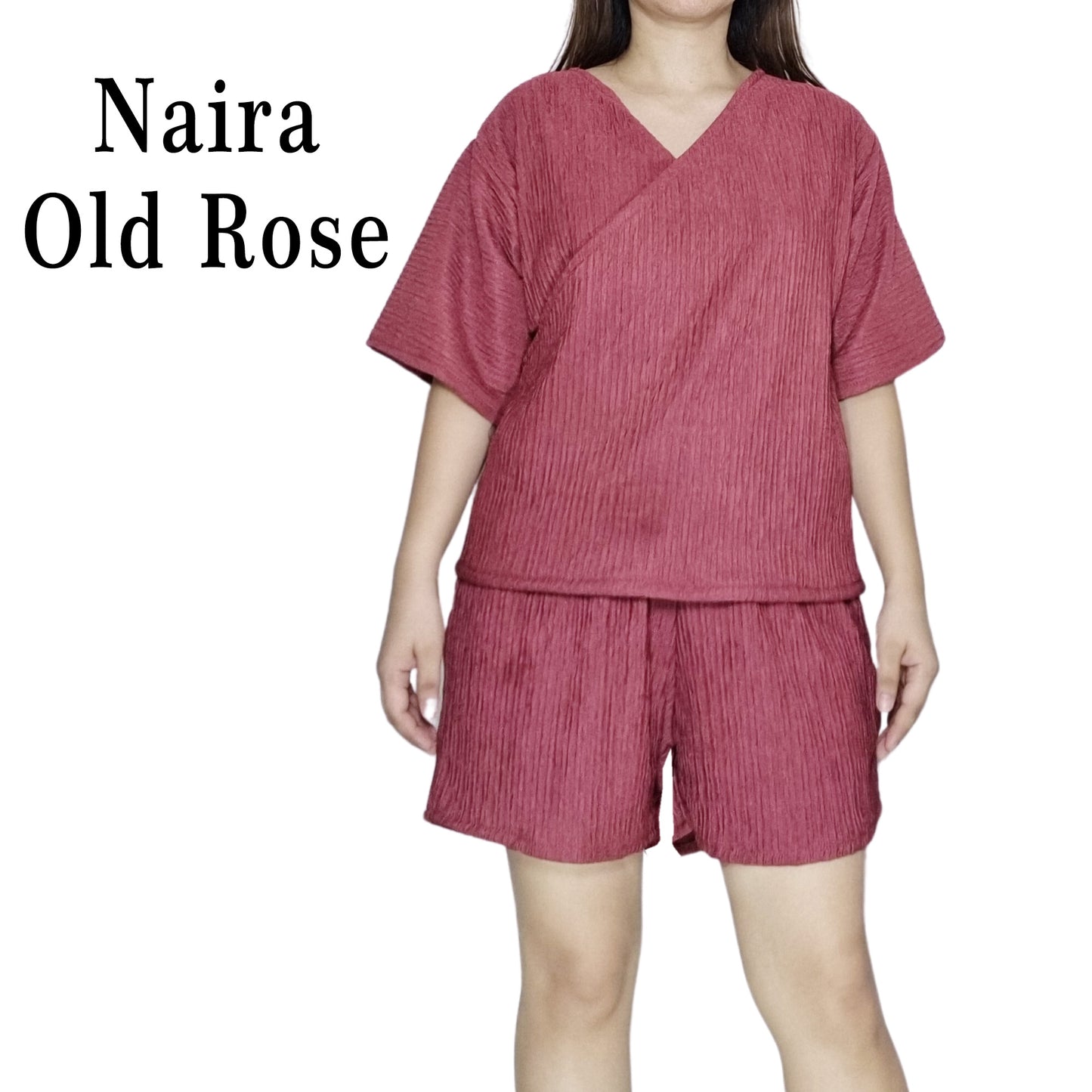 Naira Top and Shorts Coordinates,  Nursing Lounge Wear,  Breastfeeding Terno