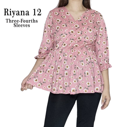 Riana Top for Ladies, Pregnant and Breastfeeding Moms - Maternity Top