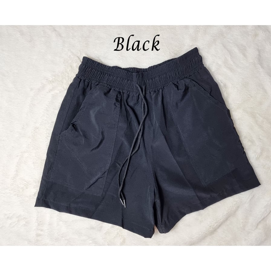 Taslan Shorts for Ladies and Women - two side pockets