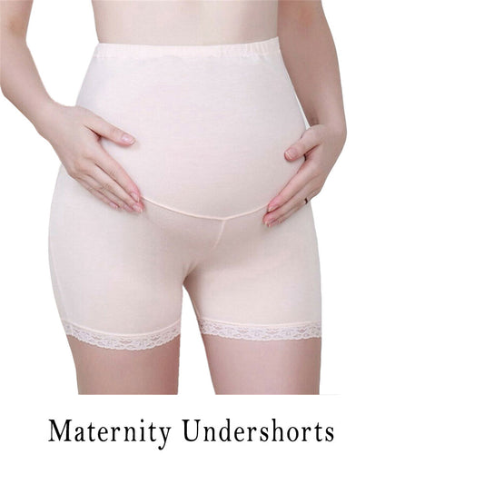 Maternity Shorts, Maternity Cycling, Pregnancy Under Shorts, Safety Shorts -High Waist