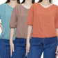 Evon Design 2 - Top 3/4 Sleeves Blouse- Ladies Top