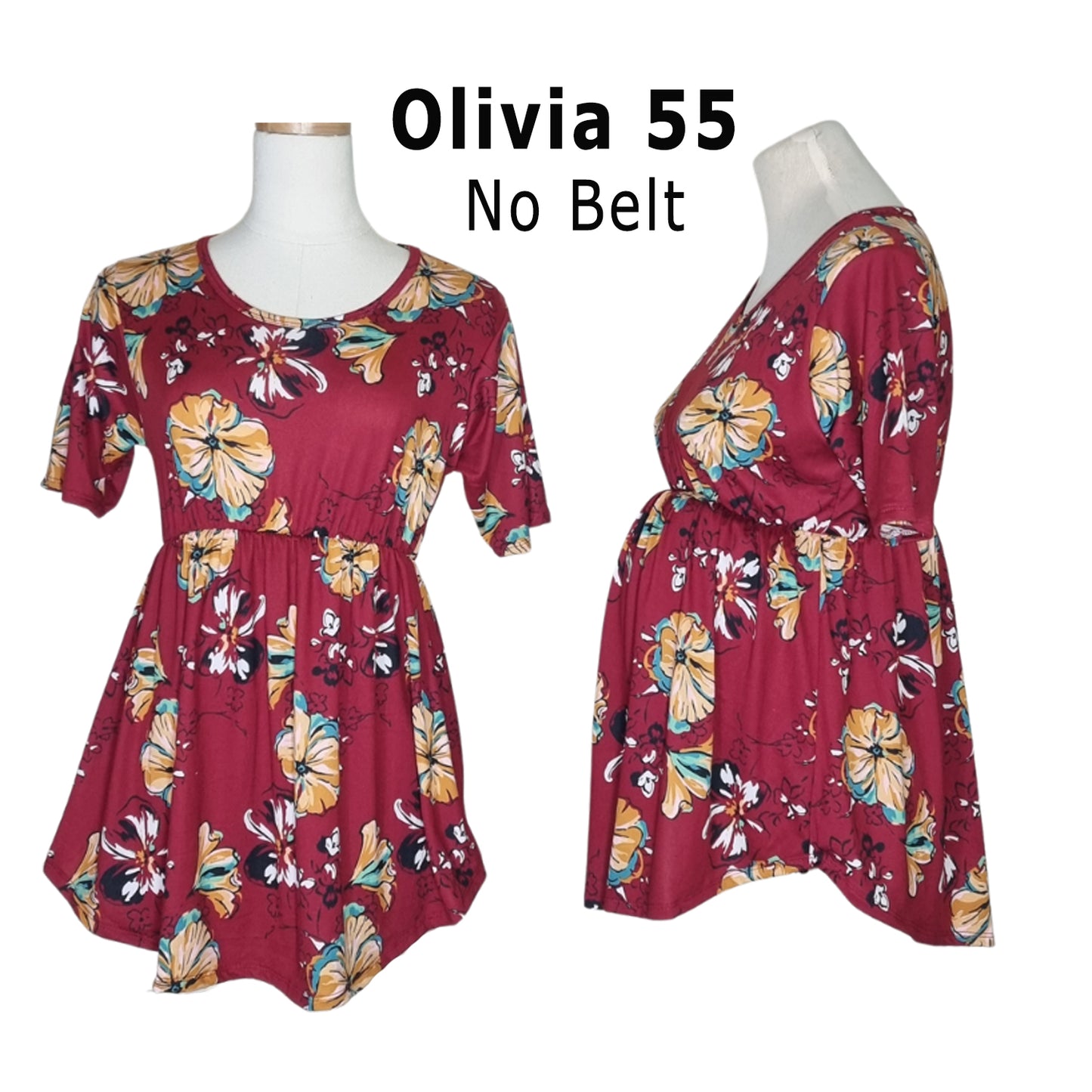 Olivia Pregnant Top - For Ladies, Plus Size and Pregnant Women