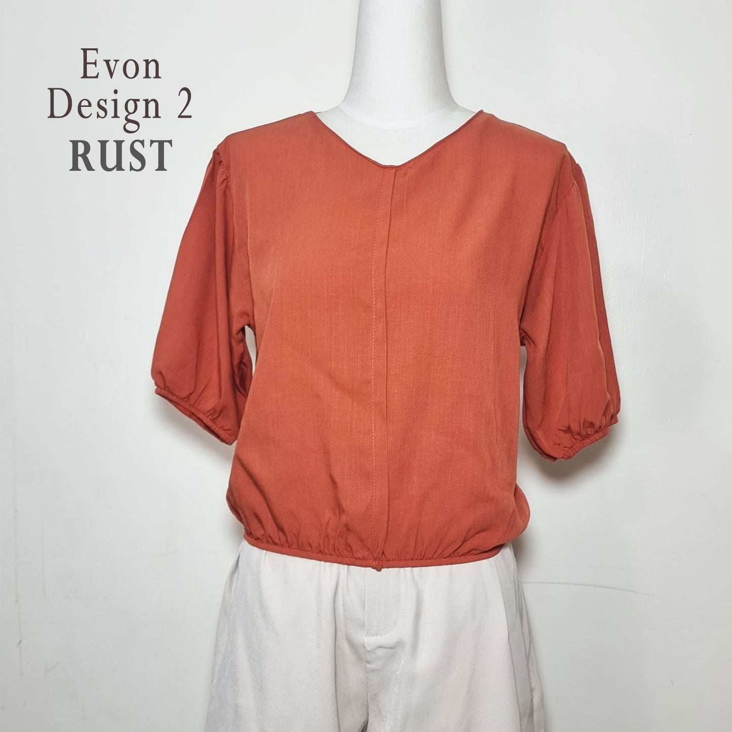 Evon Design 2 - Top 3/4 Sleeves Blouse- Ladies Top